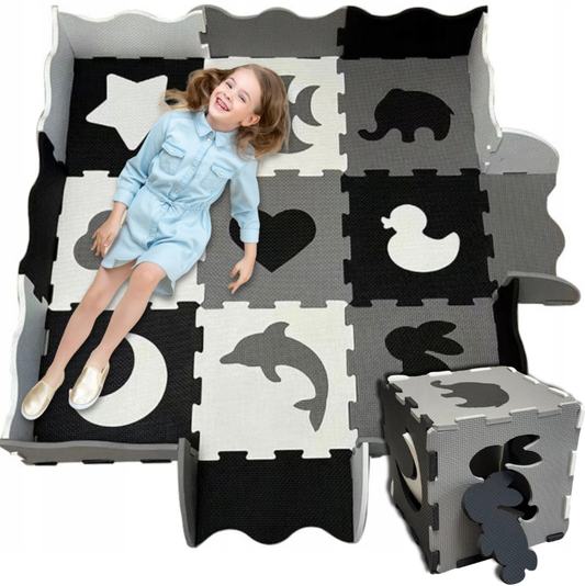 Foam Mat for Children Educational Puzzles, Interactive Play and Development, Playpen