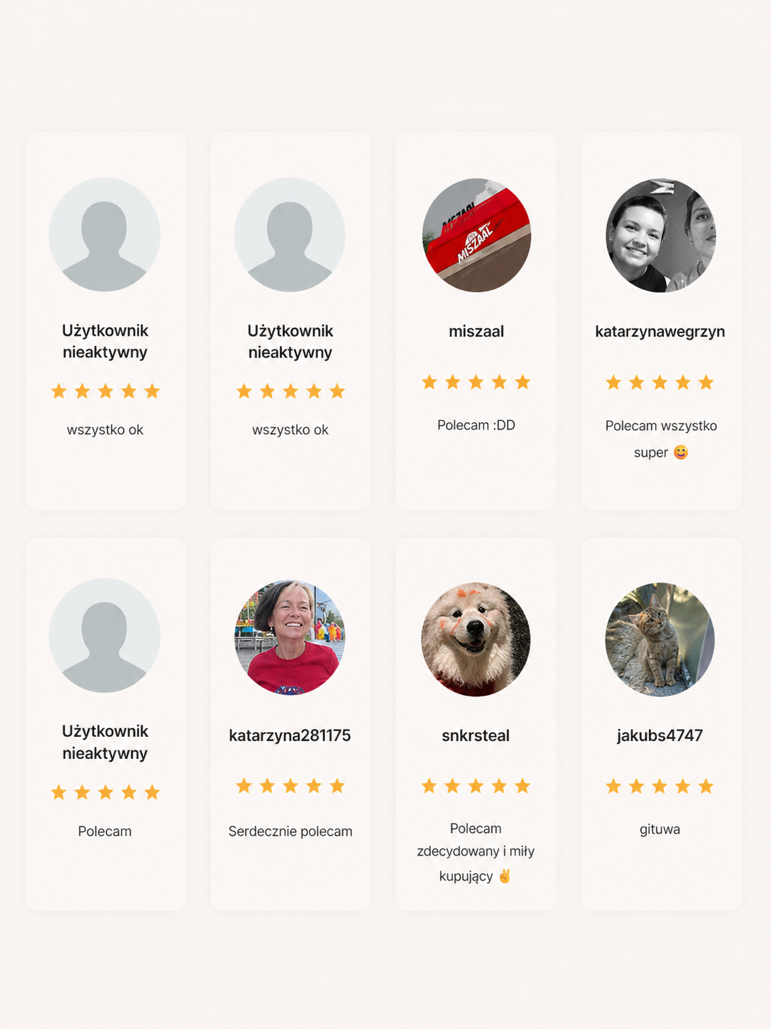 Opinie kupujących.