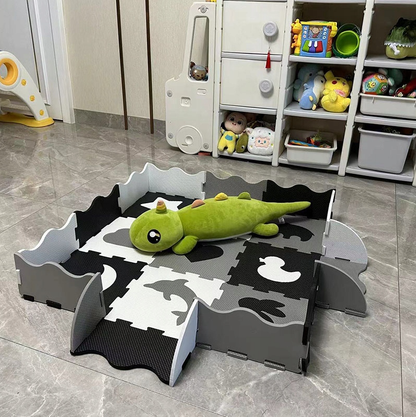 Mata Piankowa dla Dzieci Puzzle Edukacyjne, Interaktywna Zabawa i Rozwój, Zagroda