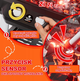 Kuchnia Grill Ogród XL Zabawka Interaktywna Akcesoria Przenośna